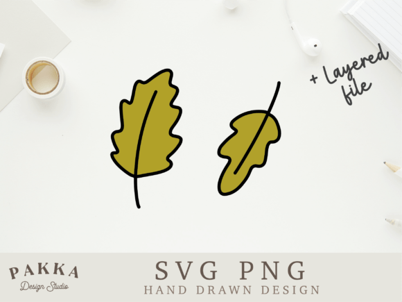 Autumn Fall Leaf SVG Graphics for Crafts & Small Business Branding