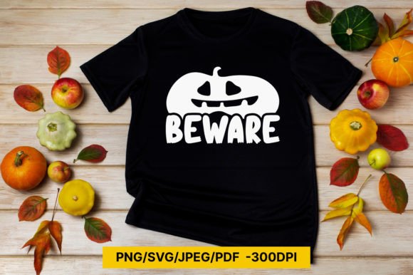 BEWARE Halloween Sublimation PNG, SVG
