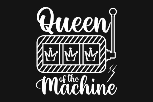 Casino Slot Machine SVG T-shirt Design: Graphics & Crafts