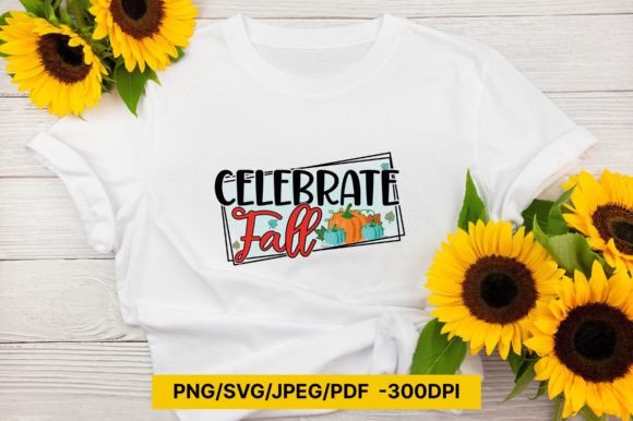 Celebrate Fall Sublimation Graphics for Crafts & Content