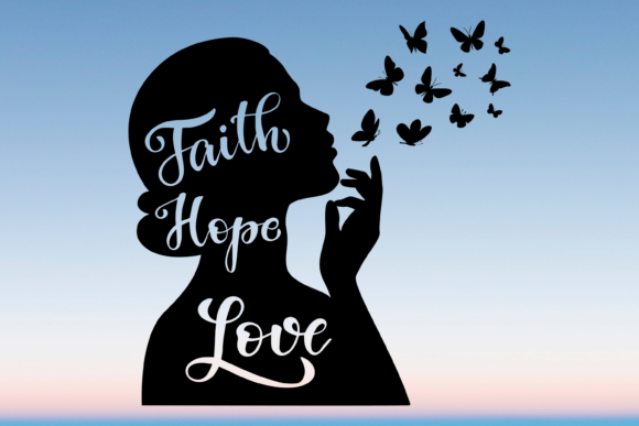 Faith Hope Love Svg Png for Graphics and Crafts
