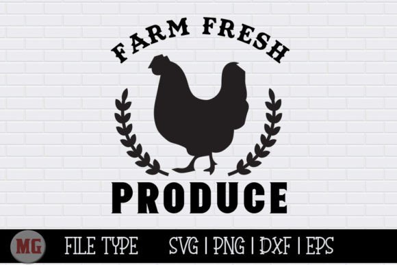 Farm Fresh Produce – Funny Kitchen SVG for Crafts & Graphics
