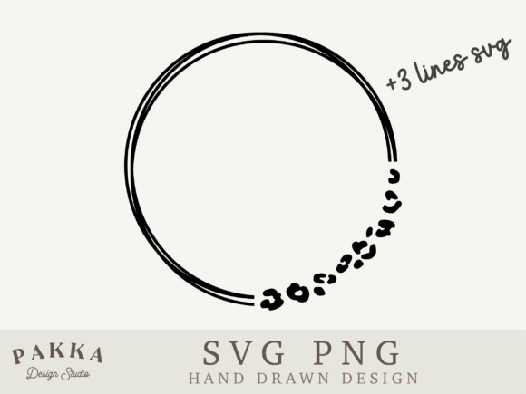 Leopard Frame Svg Circle Frame Png