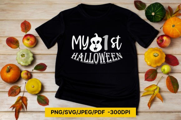 MY 1st HALLOWEEN Sublimation PNG SVG for Crafts and Graphics