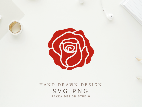 Red Rose Silhouette Svg Clip Art Png